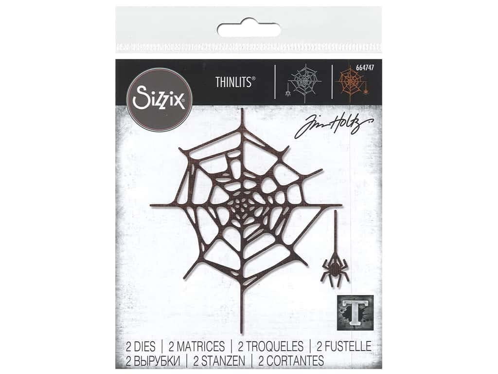 Thinlits Die Set 2PK Spider Web by Tim Holtz