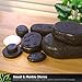 Sivan HEALTH and FITNESS Basalt Lava Hot Stone Massage, 60 Piece Kit *New and Improved Packaging*