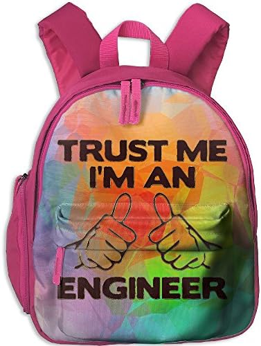 Trust Me, I'm An Engineer Toddler Kids Backpack Preschool Backpack Pink Mini Backpack