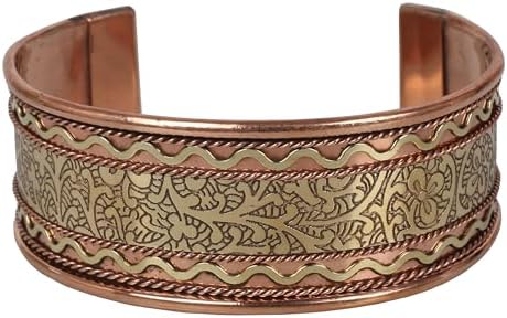 Amazon.com: Anju Jewelry Janya Collection Mixed Metal Cuff