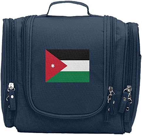 Huitong Shengshi Flag Of Jordan Makeup Organizers Bag Women's Cosmetic Bag Portable Case Men's Travel Toiletry Bag