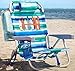 Tommy Bahama 2 Pack Backpack Beach Chair Tropical Stripe with Surf Boards Logo