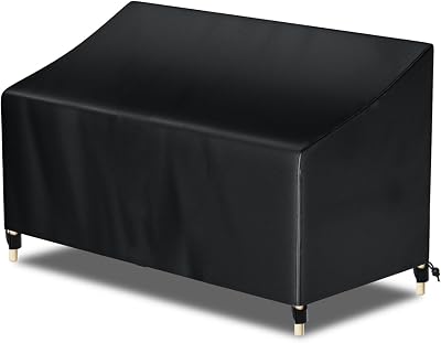 AWNIC Garden Bench Cover 3 Seater Waterproof Tear Resistant 160x70x60/88cm