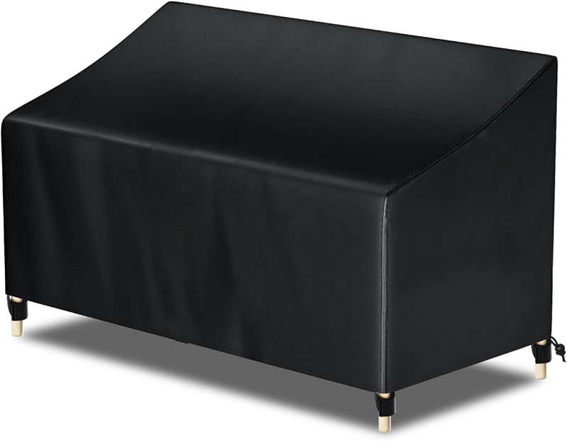 AWNIC Garden Bench Cover 3 Seater Waterproof Tear Resistant 160x70x60/88cm