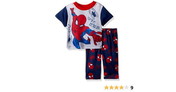 Amazon Com Spiderman Bebe Boys 2 Piezas Conjunto De Pijama 12 Meses Clothing