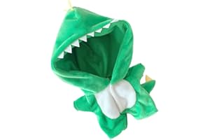 KILA MILA 20cm /8" Doll Plush Doll's Clothes Animal one-Piece Garment Suit Pajamas Toys Dolls Accessories (Dinosaur)