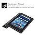 Fintie Slim Shell Case for Amazon Fire (Previous 5th Generation, 2015 7 inch) - Super Slim Lightweight Standing Cover, Black
