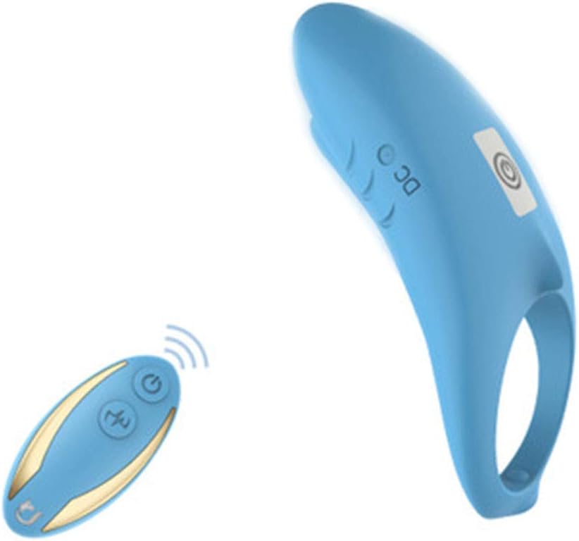9 Speed Enhancing Ring Shark Shape Wireless Delay Lock Loop Toy Men Couples
