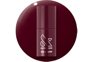Olive & June Gel Polish | UV LED Nail Lamp Needed | Long Lasting Formula | Up to 21 Days of Wear | Damage-Free Removal | Salon-Quality Manicure, Pedicure at Home | Obsessed | Dark Ruby