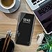 Compatible with Samsung Galaxy S8 Plus Slim Purse Bag,Multi-Function Removable Magnetic Clamshell Translucent Clear Mirror Sleep Stand Protection S8+ S-View flip Cover(Black,Galaxy S8 Plus)