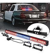 Emergency Lights For Vehicles 31" Amber/White LED Strobe Light Bar - Dash/Windshield Mount, 12V, Traffic Advisor For Vehicles Flashing Lights For Vehicles - Foto 10