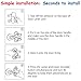 Comfy mee Door Lever Lock For Kids,Child Safety Proof Handle Door Lock(Pack of 2)