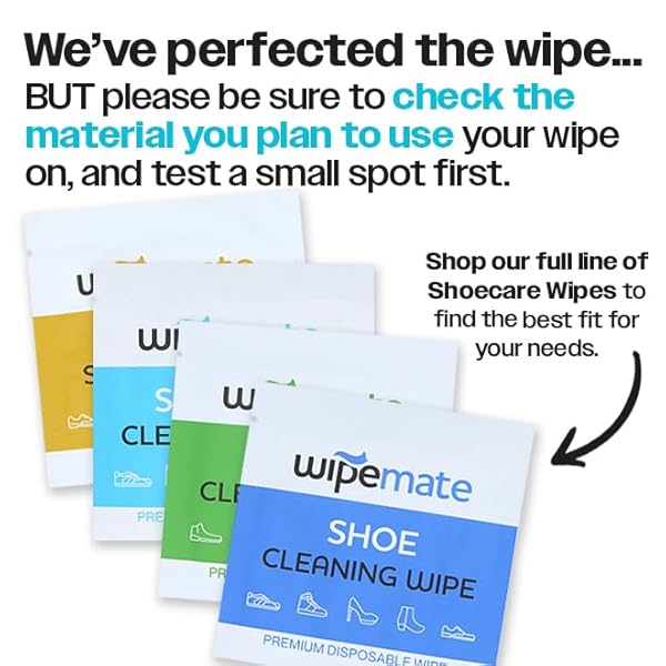 WIPEMATE DISPOSABLE SNEAKER AND SOLE CLEANER, PREMIUM SNEAKER CLEANING WIPES, WIPE MATE QUICK WIPES REMOVES DIRT, GRIME & STAINS, ERASE SCUFFS OFF SNEAKERS AND SHOES EFFORTLESSLY! – 20 COUNT [2 PACK]
