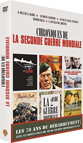 Seconde Guerre Mondiale - Coffret : Au-delà de la gloire + Les douze salopards + Quand les aigles attaquent + Memphis Belle + La bataille des Ardennes - Pack