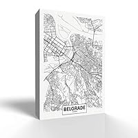 signwin-Canvas Wall Art-Belgrade-Canvas Prints Home Artwork Decoration for Living Room,Bedroom - 12x18 inches