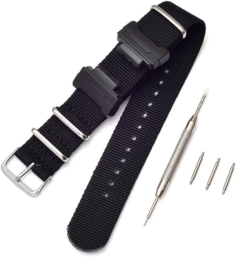 Watch Band Strap Connector Spring Bar Tool Kit Pin Buckled Nylon Wristwatch Bands Converter for Casio G-Shock