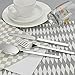 Doryh 80 Pieces Stainless Steel Flatware Set Service for 16