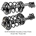 Pair Front Left Right Shock Strut w/Spring For Honda Odyssey 1999 2000 2001 2002 2003 2004 - BuyAutoParts 75-800562C New