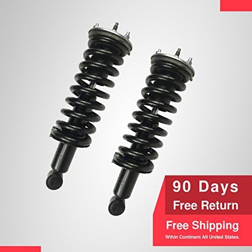 Vekwena Front Pair Coilover Shock Absorber Gas Struts Complete Assembly Kit For 05-12 Nissan Pathfinder & 05-15 Nissan Xterra Excludes Off-Road/Pro-4X & 09-12 Suzuki Equator
