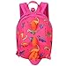 ZLMBAGUS 3-6 Year Old Little Kids Toddler Backpack Dinosaur Shaped Shoulder Satchel Bag with Safety Leash Anti-lost Daypack Purse Pink