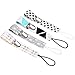 Baby Pacifier Clips for Boys EocuSun 4 Pack Pacifier Chian Teething Ring Holder Dummy Clip Leashes for Soothie Pacifier, Baby Drool Bibs