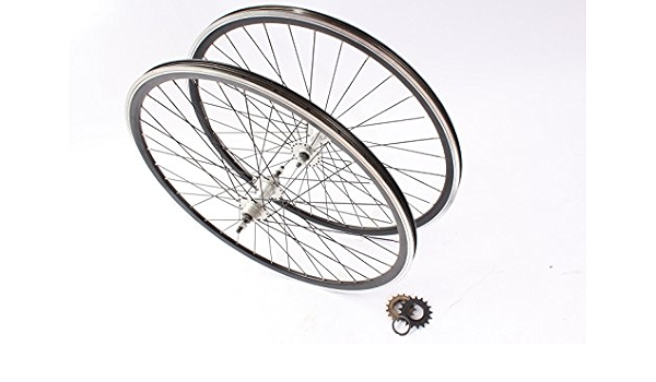 KHE Juego de ruedas Fixie 700 C 28 Rodamientos industriales ...