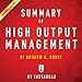 Summary of High Output Management by Andrew S. Grove | Includes Analysis