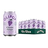 OLIPOP Prebiotic Soda Pop, Classic Grape, A New