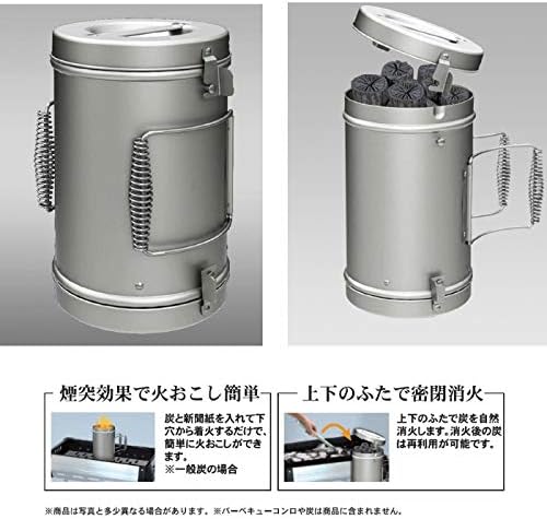 Amazon 火起こし兼火消しつぼ バーベキュー アウトドア キャンプ Kra 6635 ノーブランド品 トーチ 火起こし