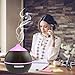 Essential Oil Diffuser, Mulcolor 250ml Wood Grain Aromatherapy Diffuser Ultrasonic Aroma Diffuser Cool Mist Humidifier with Low Water Auto Shut-off, 7 Color LED, Perfect for Father's Day Gift Home Spa
