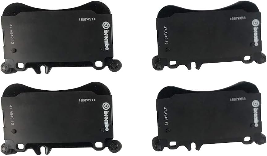 YH New Fit for Mercedes-Benz W221 W218 W212 C218 S550 Ceramic Brake Pad Set Front Genuine Ceramic Brake Pad 4PCS/1Set Reference OEM A0074209920 A0074200520 A0064200520