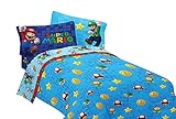 Nintendo 72 by 86-Inch Super Mario Fresh Look Comforter, Twin/Full (Kitchen)