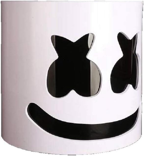 DJ Helmet,Music Festival Full Head Hard Plastic Mask,No Need to Assemble