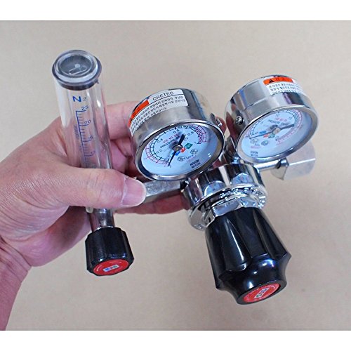 Cretec Nitrogen Regulator Gas Regulator Pressure Flow Meter Gauges