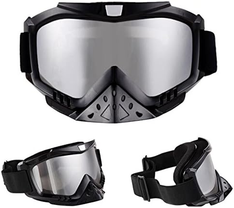 Ski Goggles Motocross Goggles Bendable Frame Adjustable Motorcycle Riding Glasses Eyewear Outdoor Sports Protective Safety Glasses