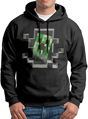 Pong Men's Hooded MineCraft Story Mode Size XL Black