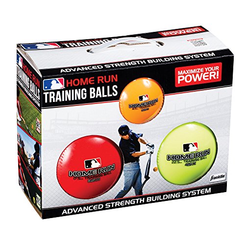 Franklin Sports MLB 3 Pack Training Balls - 12.5 oz, 17.5 oz, & 22.5 oz