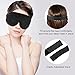 GINIMAX Sleep Mask, Sleeping Mask for Men/Women, 3D Contoured Eye Mask for Sleeping, 100% Blockout Soft Night Blindfold with Adjustable Strap