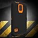 Galaxy S5 Case, ToughBox [Armor Series] [Shock Proof] [Black | Orange] for Samsung Galaxy S5 Case [Built in Screen Protector] [With Holster & Belt Clip] [Fits OtterBox Defender Series Belt Clip]