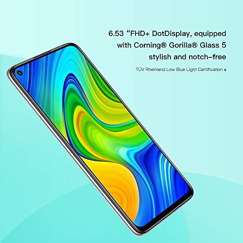 Xiaomi Redmi Note 9 Teléfono 3GB RAM + 64GB ROM, 6,53” Pantalla Completa, MTK Helio G85 Procesador Octa-Core, 13MP Frontal y 48MP+8MP+2MP+2MP AI Quad Cámara Trasera Versión Global (Blanco) - Imagen 6