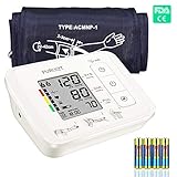 PURUIZT Upper Arm Blood Pressure Monitor with Accurate Digital Automatic Measurement Blood Pressure Monitor with Large Adjustable Cuff（8.7” to 16.5”） and 2 Users Mode FDA Approved for Home Use