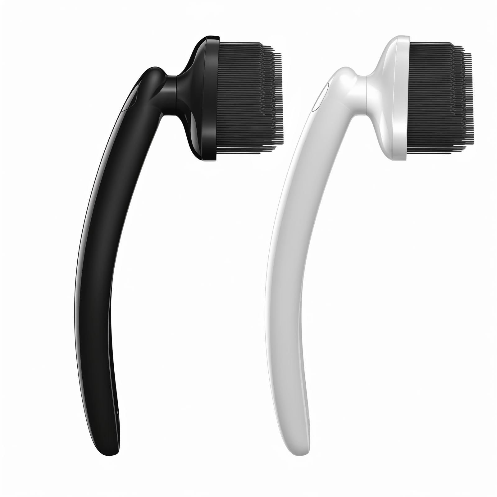 Photo 1 of FOOGWEE Multi-Function Rotating Crevice Cleaning Brush 360° - 2 PCS Grout Brush - Black and White Crevice Cleaning Tool - Home Hard Bristle Crevice Cleaning Brush for Window Groove and Kitchen Sink