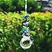 H&D 40mm Crystal Ball Prism Rainbow Chakra Hanging Suncatcher Window Sun Cacther for Gift