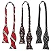 Bundle Monster 3pc Mens Fashion Adjustable Length Self Tied Necktie Bow Ties - The Nice Guy