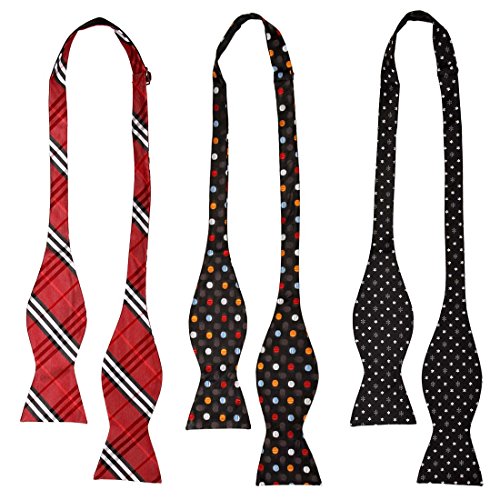 UPC 708302920872, Bundle Monster 3pc Mens Fashion Adjustable Length Self Tied Necktie Bow Ties - The Nice Guy