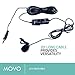 Movo LV1 Lavalier Lapel Clip on Microphone for Cameras, Camcorders and Smartphones Compatible with iPhone and Android Perfect Lav Mic for Filming Podcast, Vlogging and YouTube Videos