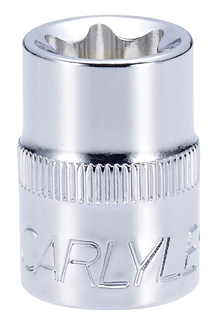 Carlyle Hand Tools Socket - External Star Standard - 3/8" Dr - E16