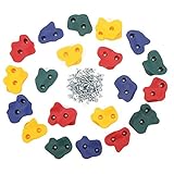 JGS 20 Premium Quality Large Rock Climbing Holds for Kids with Longer 2