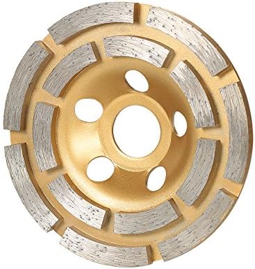 Kkmoon ダイヤモンド カップサンダー 研削ホイールディスク ダイヤモンド砥石 グラインディングホイール 特価 2列セグメント 穴径mm 100mm 切断用