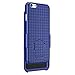i-Blason Case Designed for iPhone 6 Plus, i-Blason® [Transformer] iPhone 6 Plus (5.5) Case Slim Holster **Kickstand** [Holster Combo] Textured Finish [Better Grip] - Slim Case (Blue)